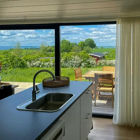 With Panoramic View Of Aarhus Bay *