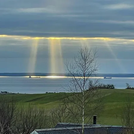 With Panoramic View Of Aarhus Bay *