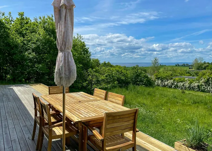 With Panoramic View Of Aarhus Bay *